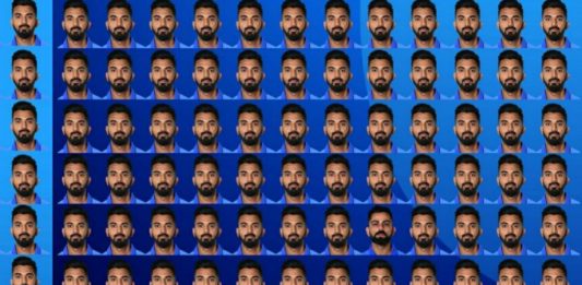 ICC Challenge people to find out Virat Kohali among 131 KL Rahul in a picture